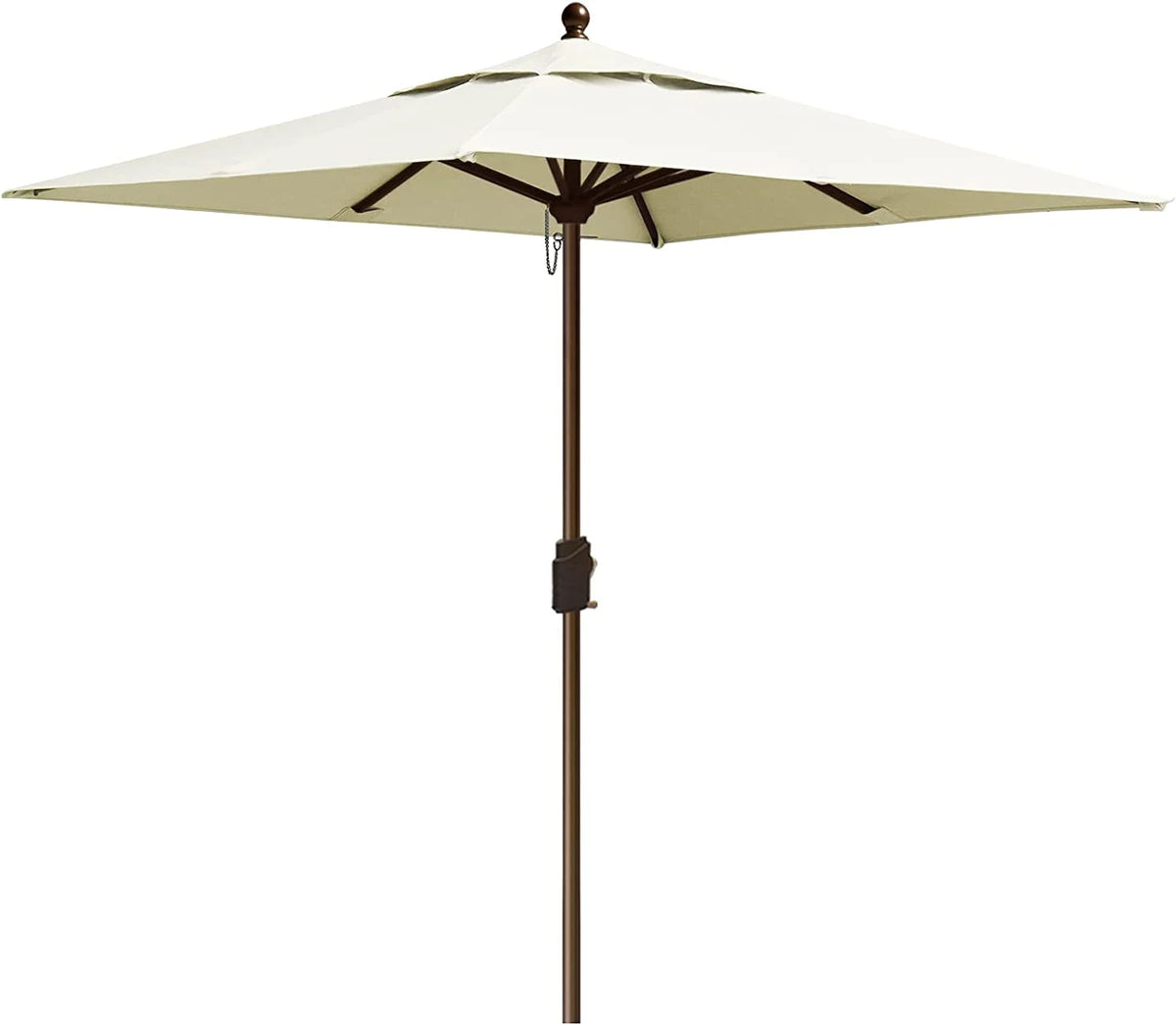 EliteShade Sunumbrella 6x6Ft Square Market Umbrella with Ventilation