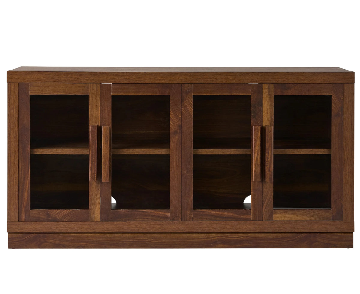 Better Homes & Gardens Ezra TV Stand for TV's up to 70", Light Honey finish
