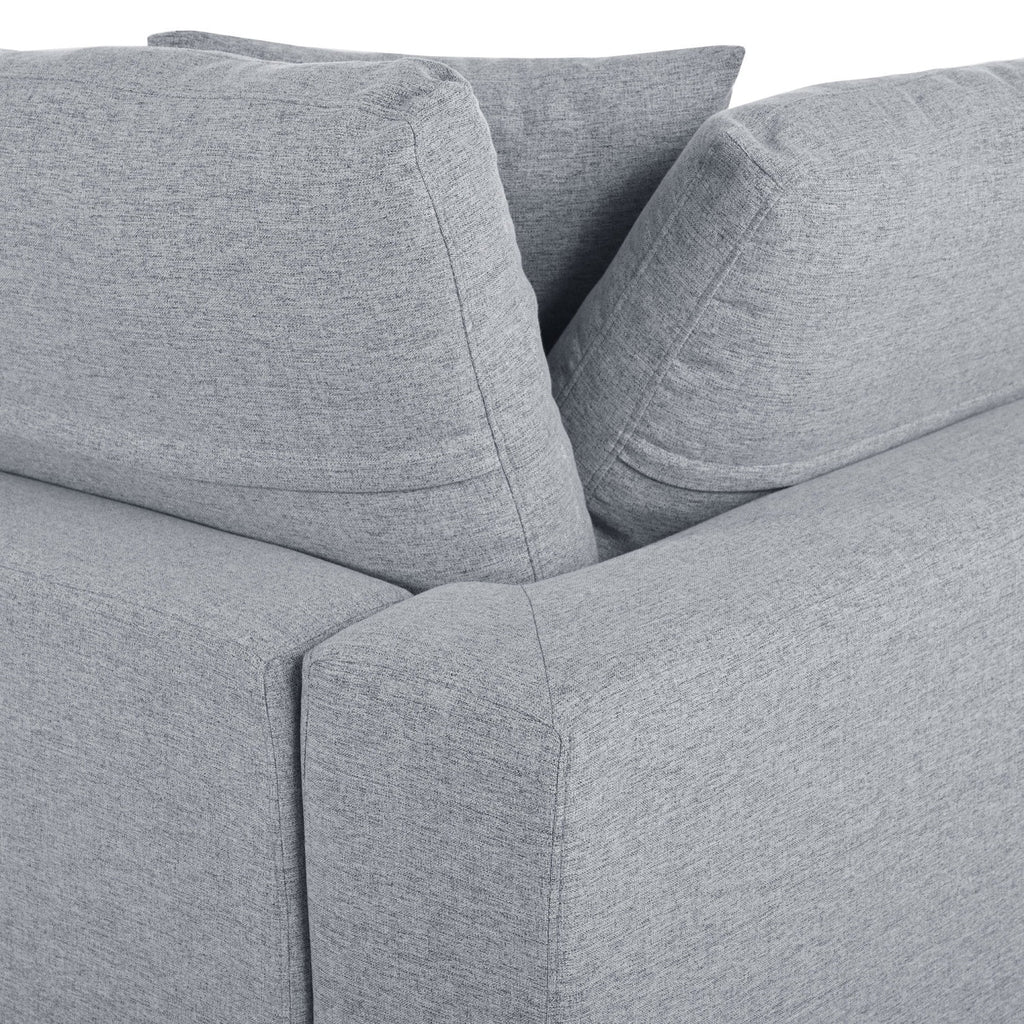 Harper & Bright Designs Convertible Modular Sectional Sofa with 2 Removable Ottomans & Pillows, Large U Shape Cloud Couch with Reversible Chaise for Living Room, Grey