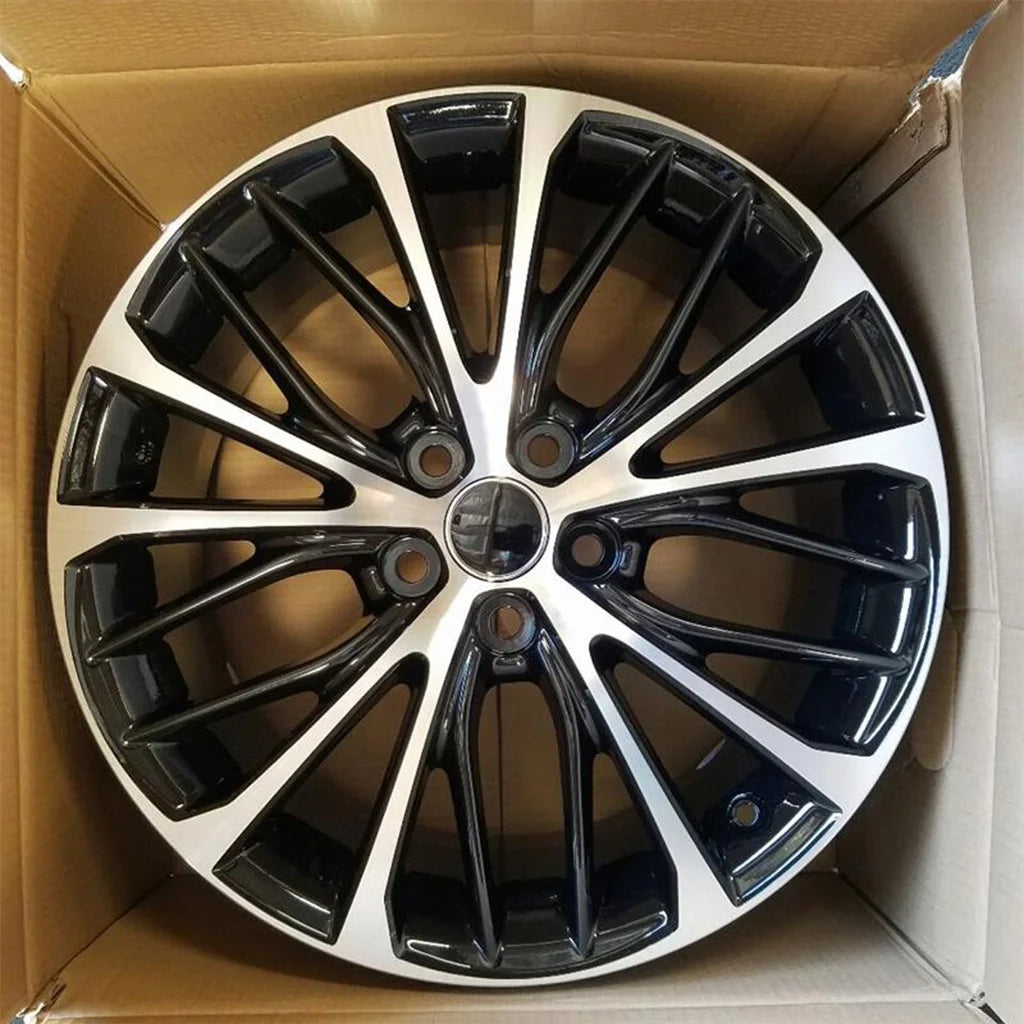 18" 18x8 New Single Machined Black Alloy Wheel For 2018-2022 Toyota Camry OEM Quality Replacement Rim