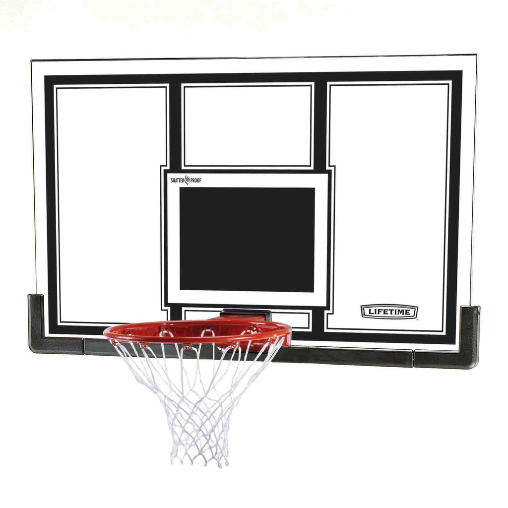 Lifetime New Basketball Indoor/Outdoor Backboard and Rim Combo Kit (54-inch Polycarbonate) - 71526