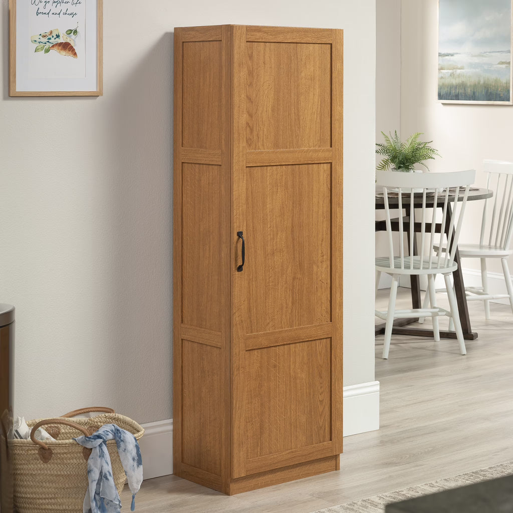 Sauder Select Storage Pantry, Highland Oak Finish