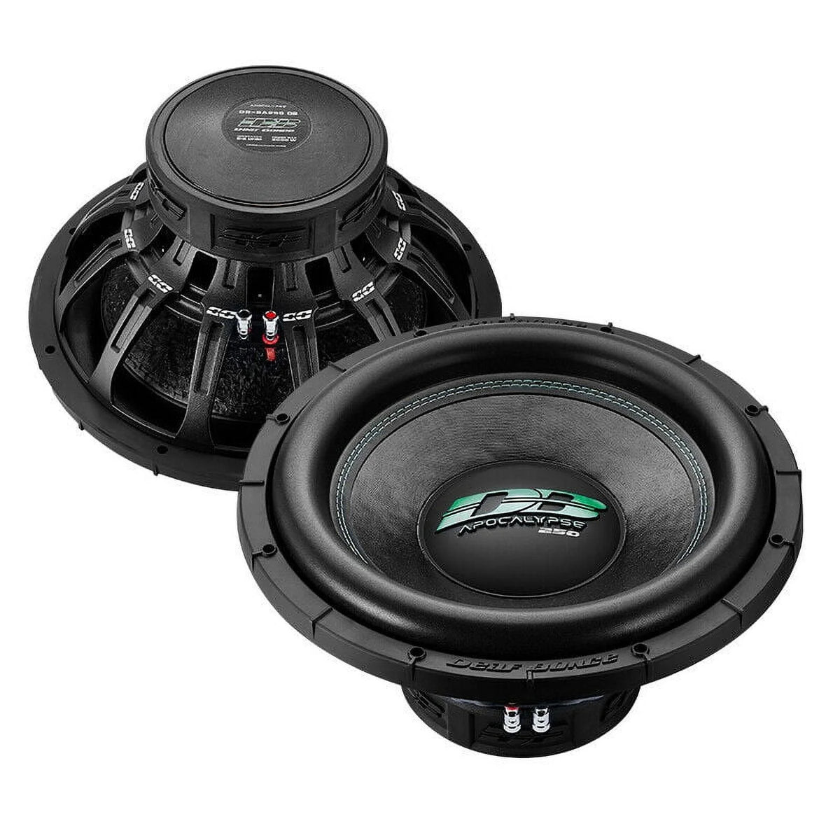 Deaf Bonce Apocalypse 15" 4000 Watt 1 Ohm Car Subwoofers (2 Pack)