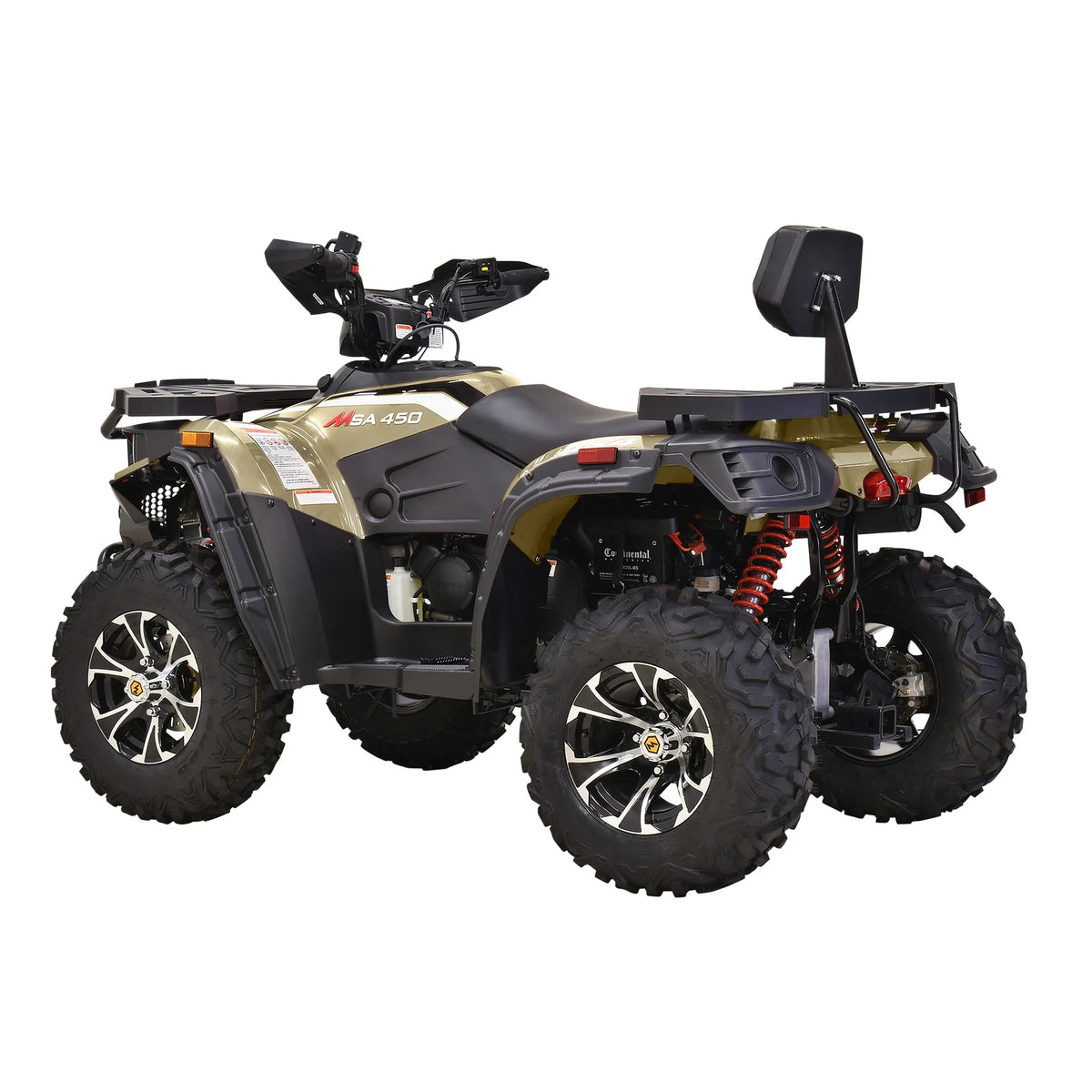 Massimo MSA450F Adult ATV Quad 352cc 25 HP 4 Stroke 4-Wheeler - Sand