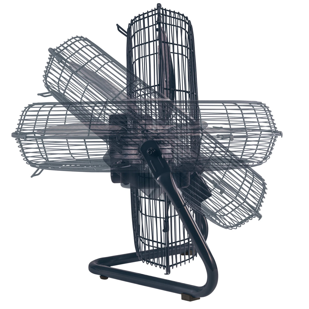 Lasko Max Performance 20" High Velocity Floor Fan, Wall Mount Option, Gray, H20610
