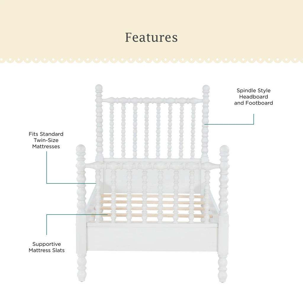 Pioneer Woman Harper Queen-Size Spindle Bed, Homestead Brown