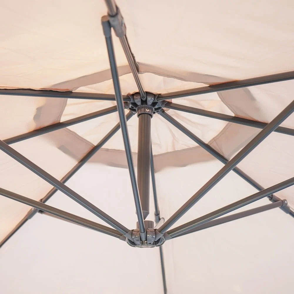 Christopher Knight Home Siesta Outdoor 9.7-foot Canopy Umbrella by  Grey