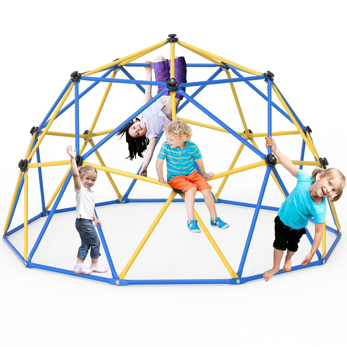 WOSTOO 10FT Climbing Dome,Kids Dome Climber Jungle Gym Outdoor Toddler Play Set for Kids 3-10 Year Outdoor Play , Supports up to 880lbs