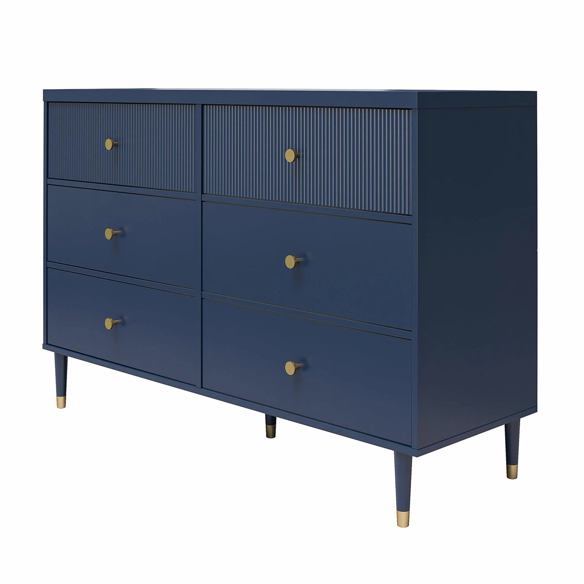 CosmoLiving by Cosmopolitan Elizabeth 6-Drawer Dresser, Navy