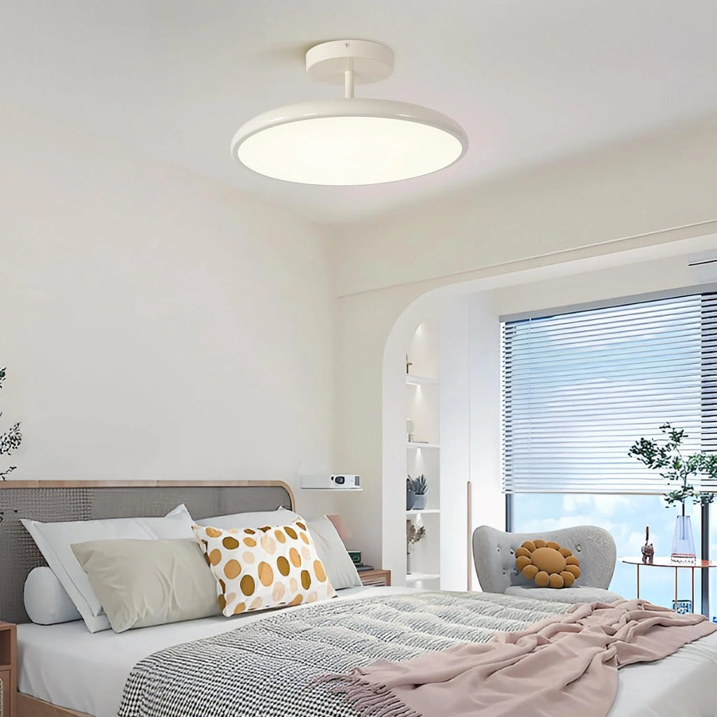 KCO Lighting Vintage Green Ceiling Light Contemporary Black Metal Flush Mount Mid Century Modern Entryway Semi Flush Mount LED Hallway Light Fixture