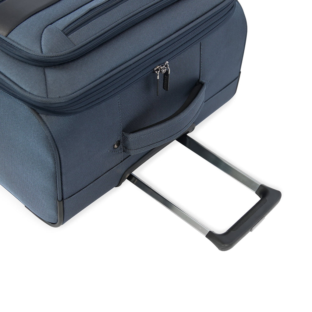 Brookstone Harbour 22" Softside Carry-on Spinner Luggage - Dark Charcoal