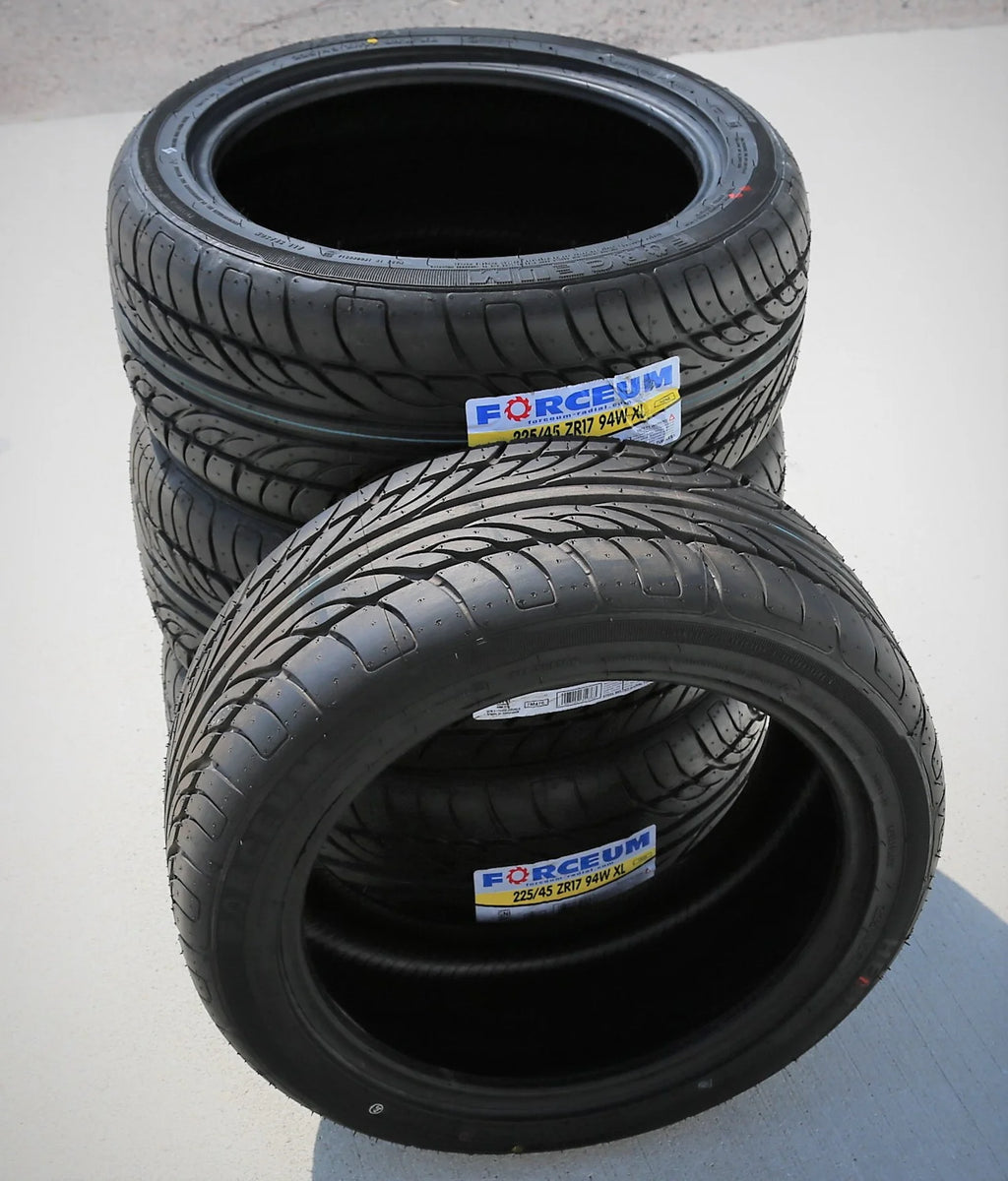 Pair of 2 (TWO) Forceum Hena 225/45ZR17 225/45R17 94W XL A/S High Performance Tires Fits: 2017-19 Chevrolet Cruze Diesel, 2021 Toyota Corolla S