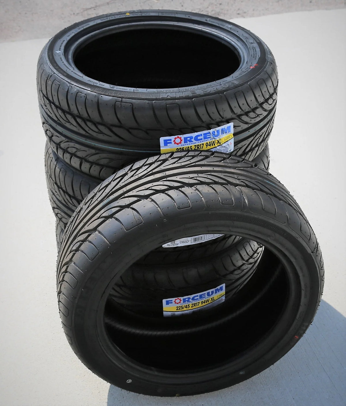 Pair of 2 (TWO) Forceum Hena 225/45ZR17 225/45R17 94W XL A/S High Performance Tires Fits: 2017-19 Chevrolet Cruze Diesel, 2021 Toyota Corolla S