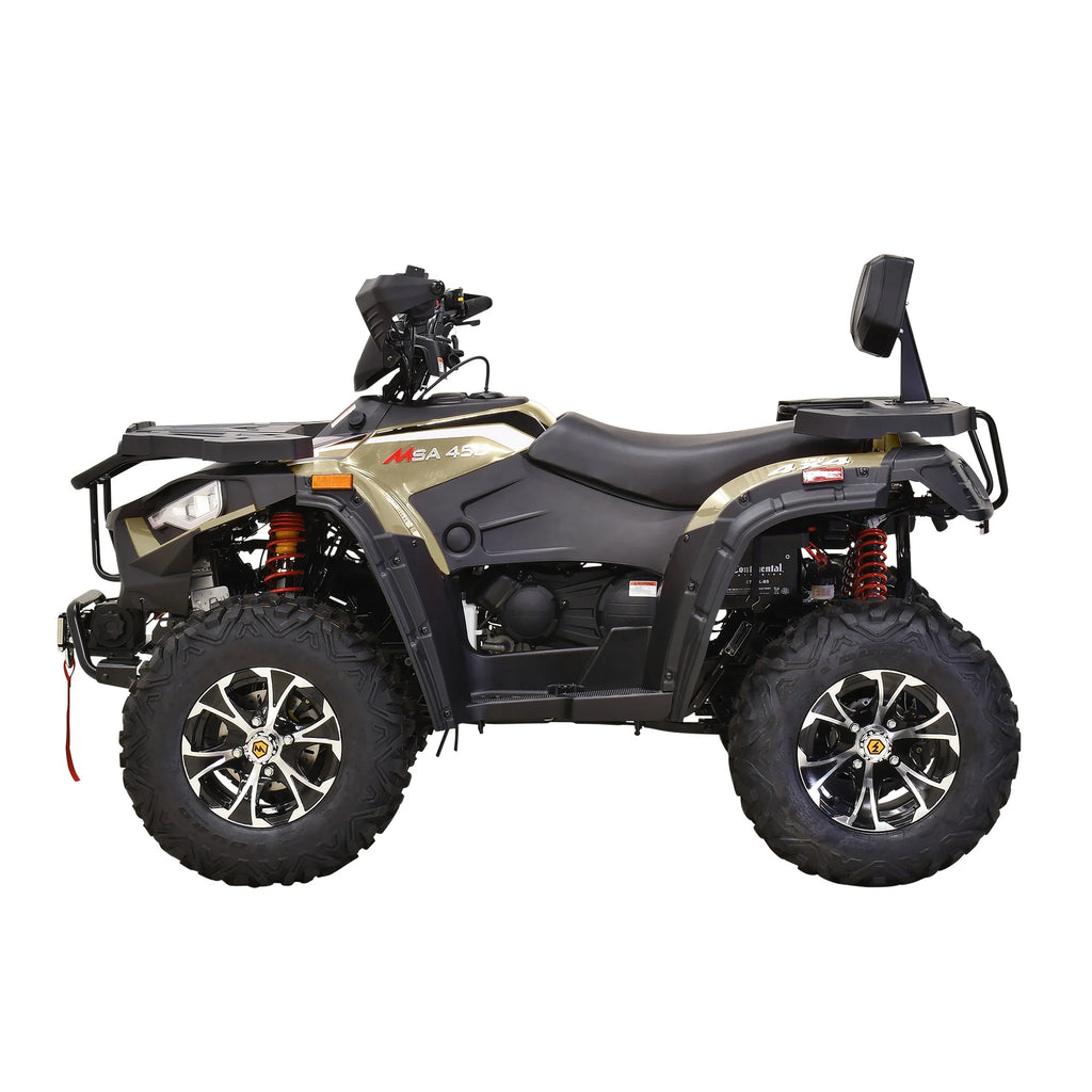 Massimo MSA450F Adult ATV Quad 352cc 25 HP 4 Stroke 4-Wheeler - Sand