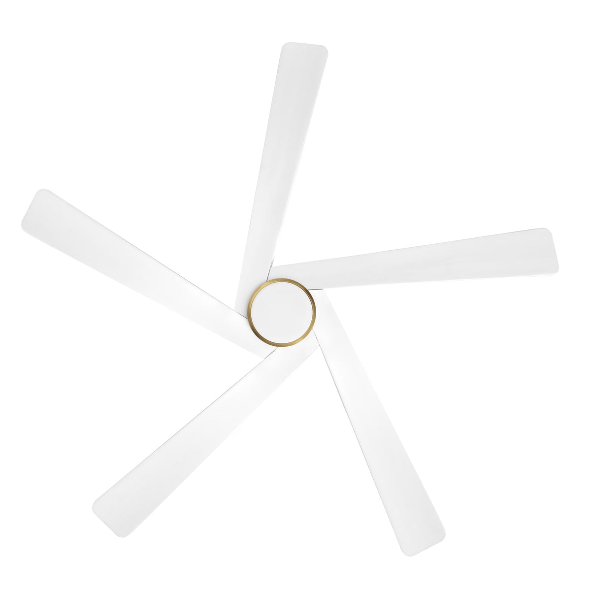 WINGBO 64 Inch DC Ceiling Fan with Lights and Remote Control, 5 Reversible Carved Wood Blades - N/A Matte Black/Walnut