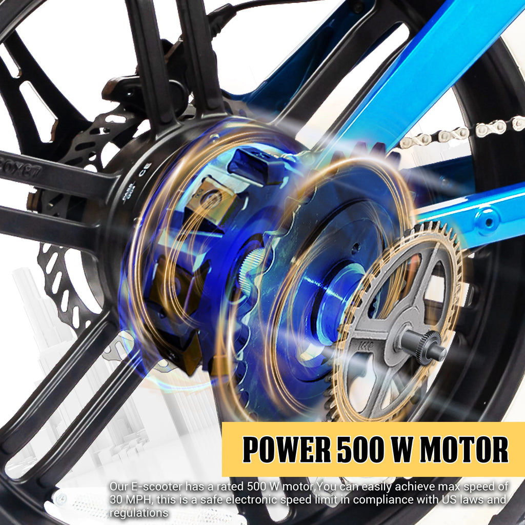 Phantomgogo Electric Bike for Adults Electric Bicycle with Fat Tire Ebike with Full suspension Montiain bike Max Load 330LB, 7 Speed, Removable Battery Moped E-Bike