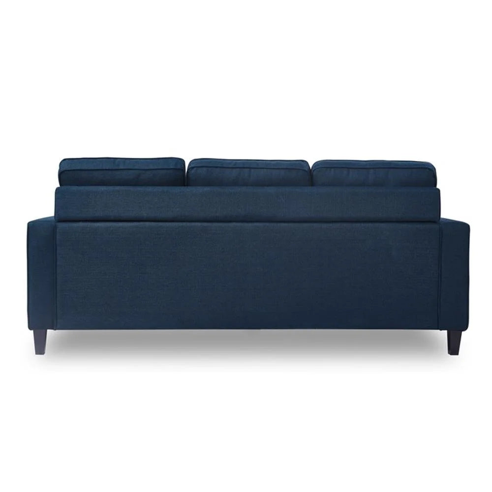 Serta Harmon Square Arm Sectional Navy Blue