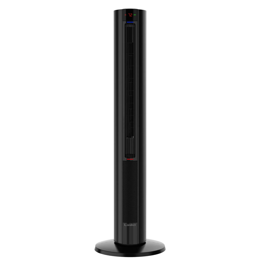 Lasko 42" 1500W All Season Tower Fan & Space Heater with Timer and Remote, White, FH500