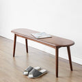 Dining Benches, Natural Oak Wood Bench, Entryway Bench Bed Bench for Kitchen, Dining Room, Living Room, Walnut
