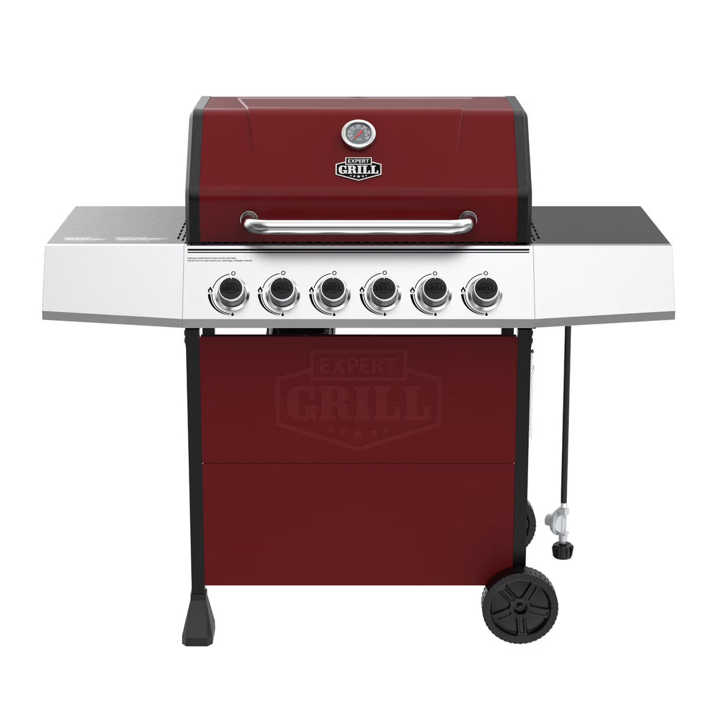 Expert Grill 5 Burner Propane Gas Grill with Side Burner