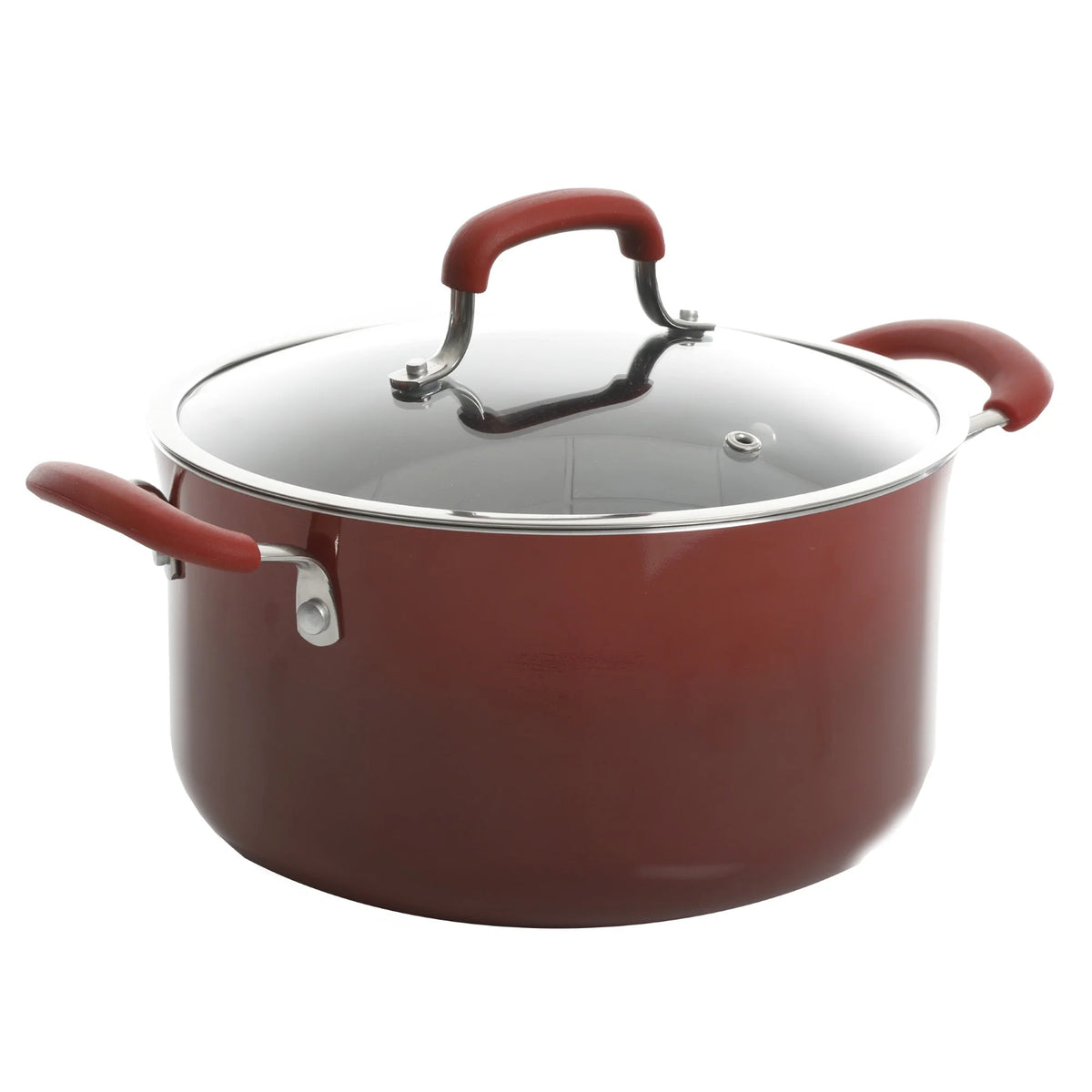 Kenmore Elite Andover 10 Piece Nonstick Aluminum Cookware Set in Glacier Blue
