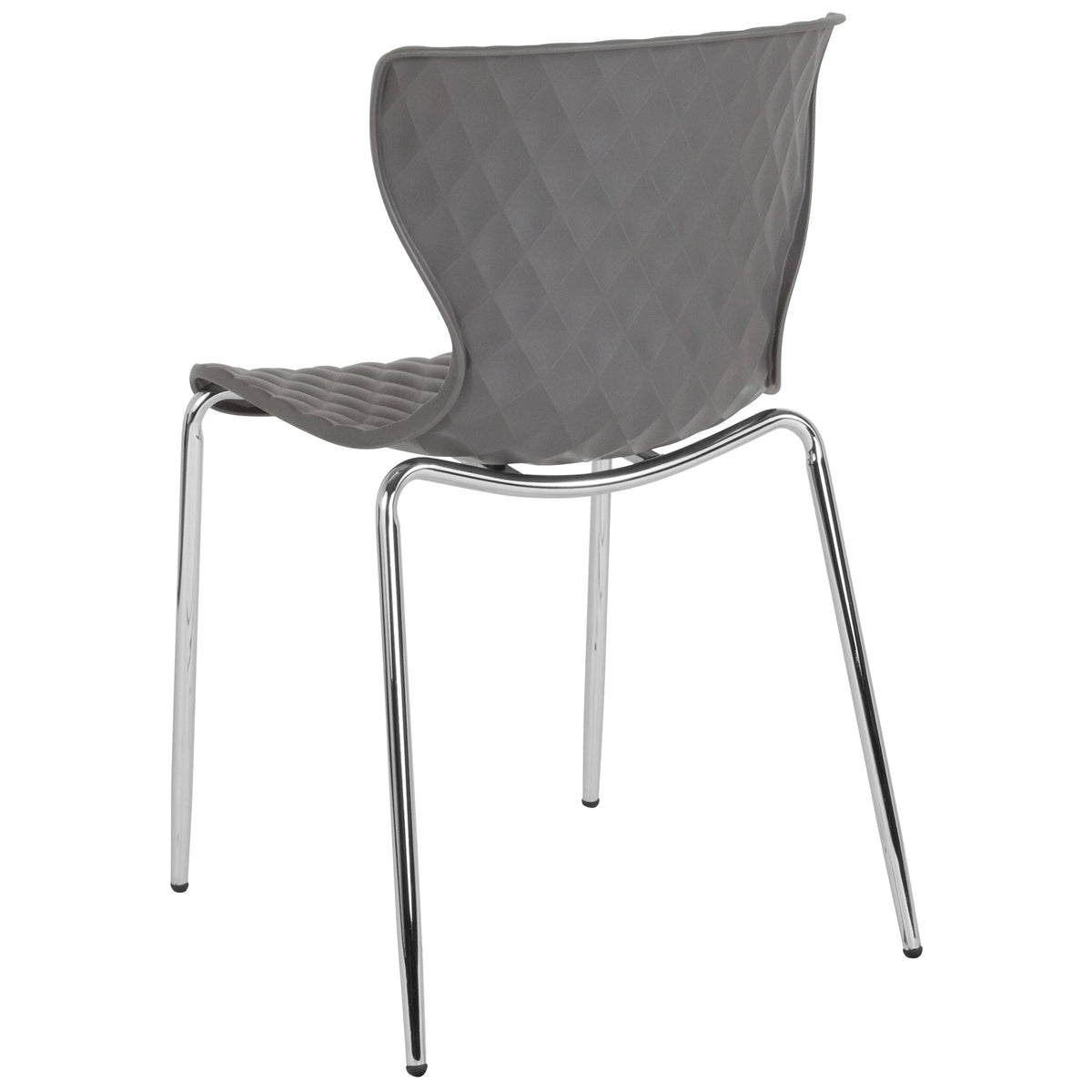 Flash Furniture 4 Pack Lowell Contemporary Design Orange Plastic Stack Chair