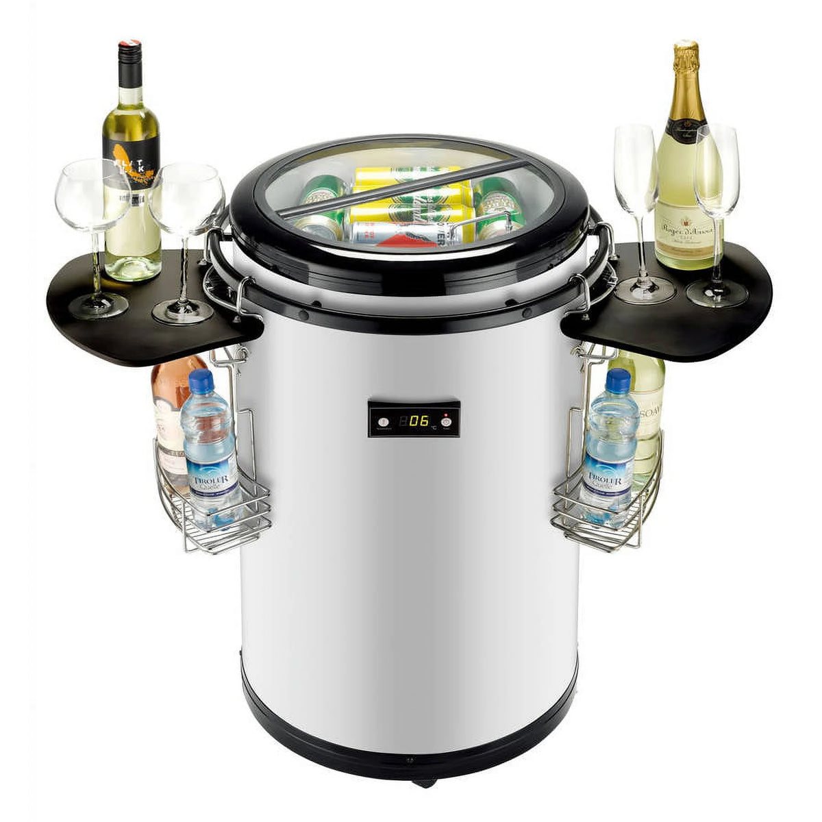 Frigidaire Party Cooler, Stainless Steel color, EFRP245