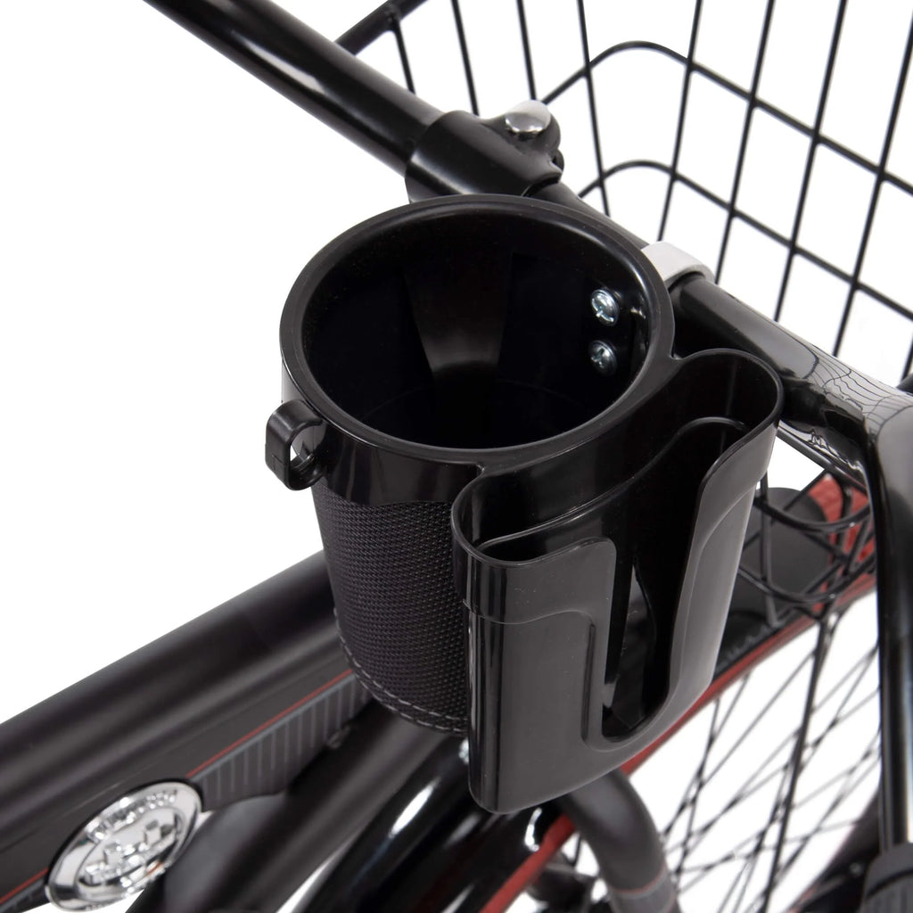 Huffy 26” Nel Lusso Men's Cruiser Bike, Matte Black