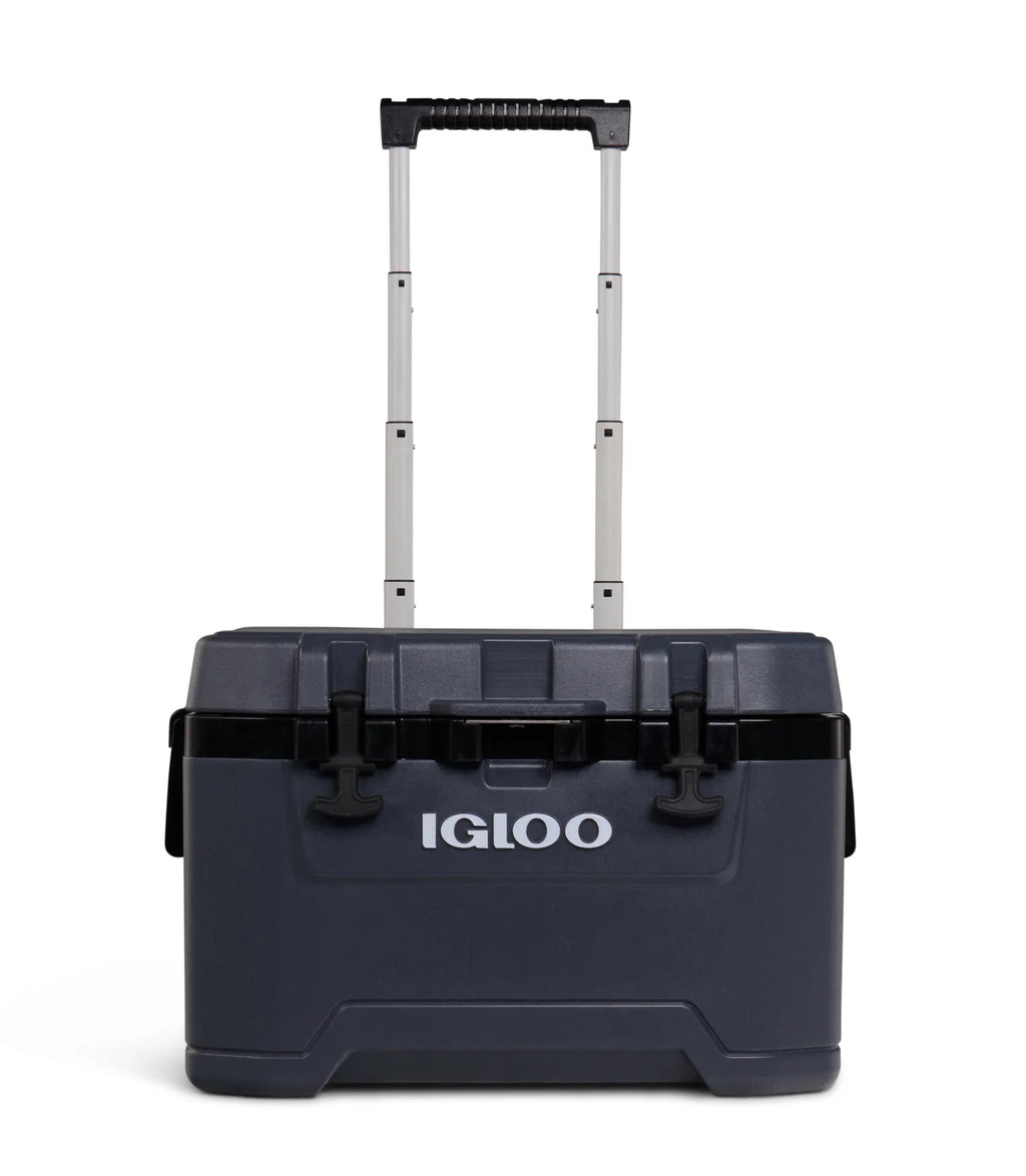 Igloo 52 QT Overland Ice Chest Cooler with Wheels, Gray