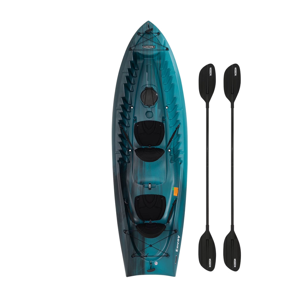 Lifetime Envoy 10.5 Ft. Sit-on-Top Tandem Kayak, Sky Fusion (91192)