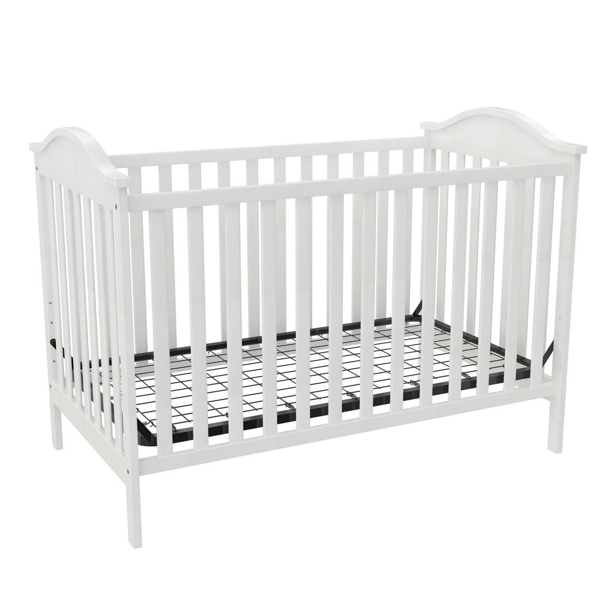 Baby Relax Adele 3-in-1 Convertible Crib. White
