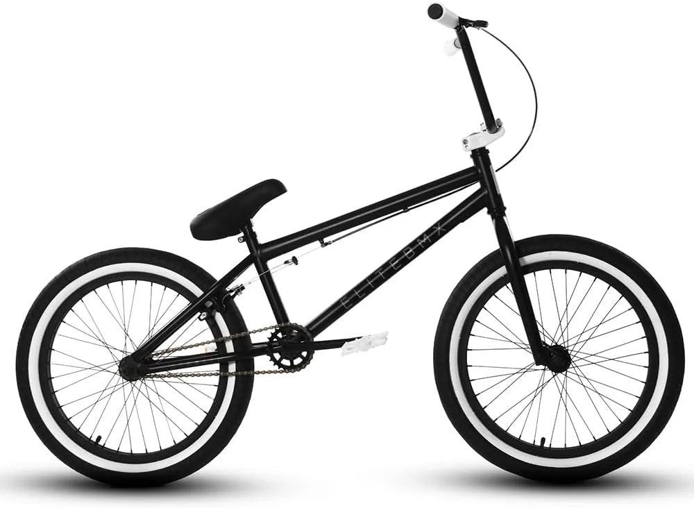 Elite BMX Bicycle 20” Freestyle Bike - Stealth Blue Purple Ideal for Ages 7 to 18 Years
