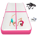 Fbsport 2m Width Pink 8m*2m*0.2m Air Track Floor Home Inflatable Gymnastics Tumbling Mat GYM+Pump