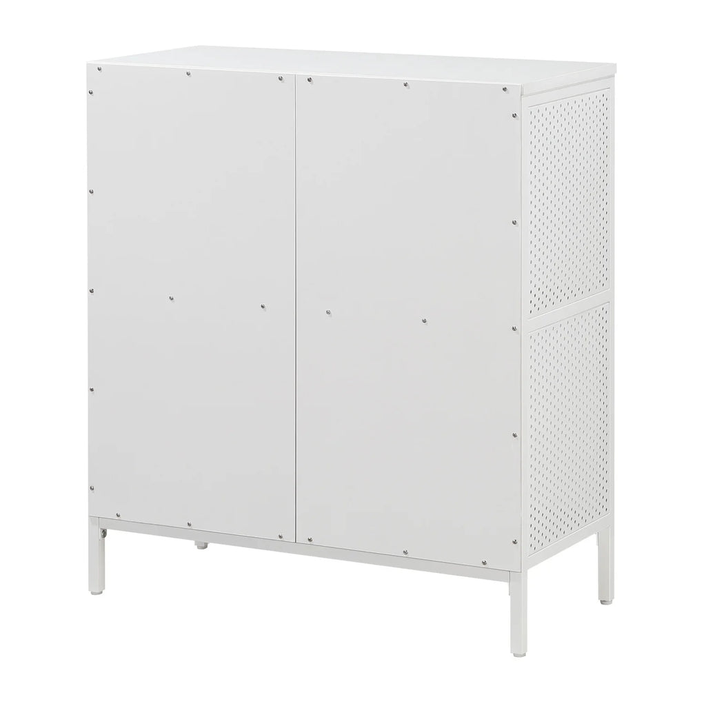 OSP Home Furnishings Ace 4 Cube Storage/Bookcase Engineered Wood in River Oak Finish