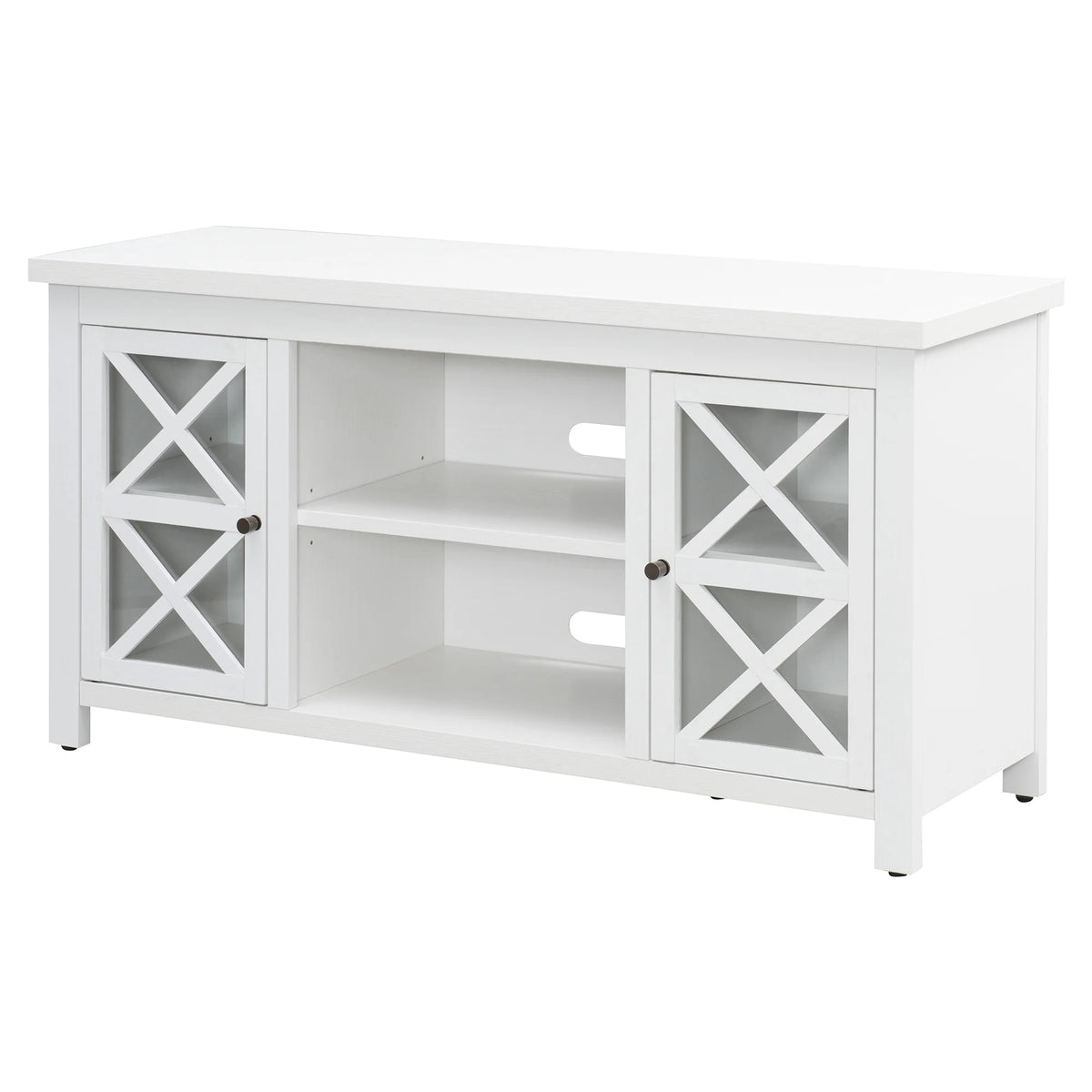 Evelyn&Zoe Colton TV Stand for TV's up to 55", White