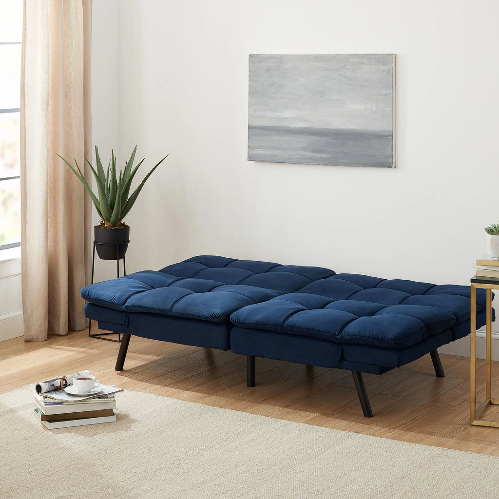 Mainstays Memory Foam Futon with 72",Black