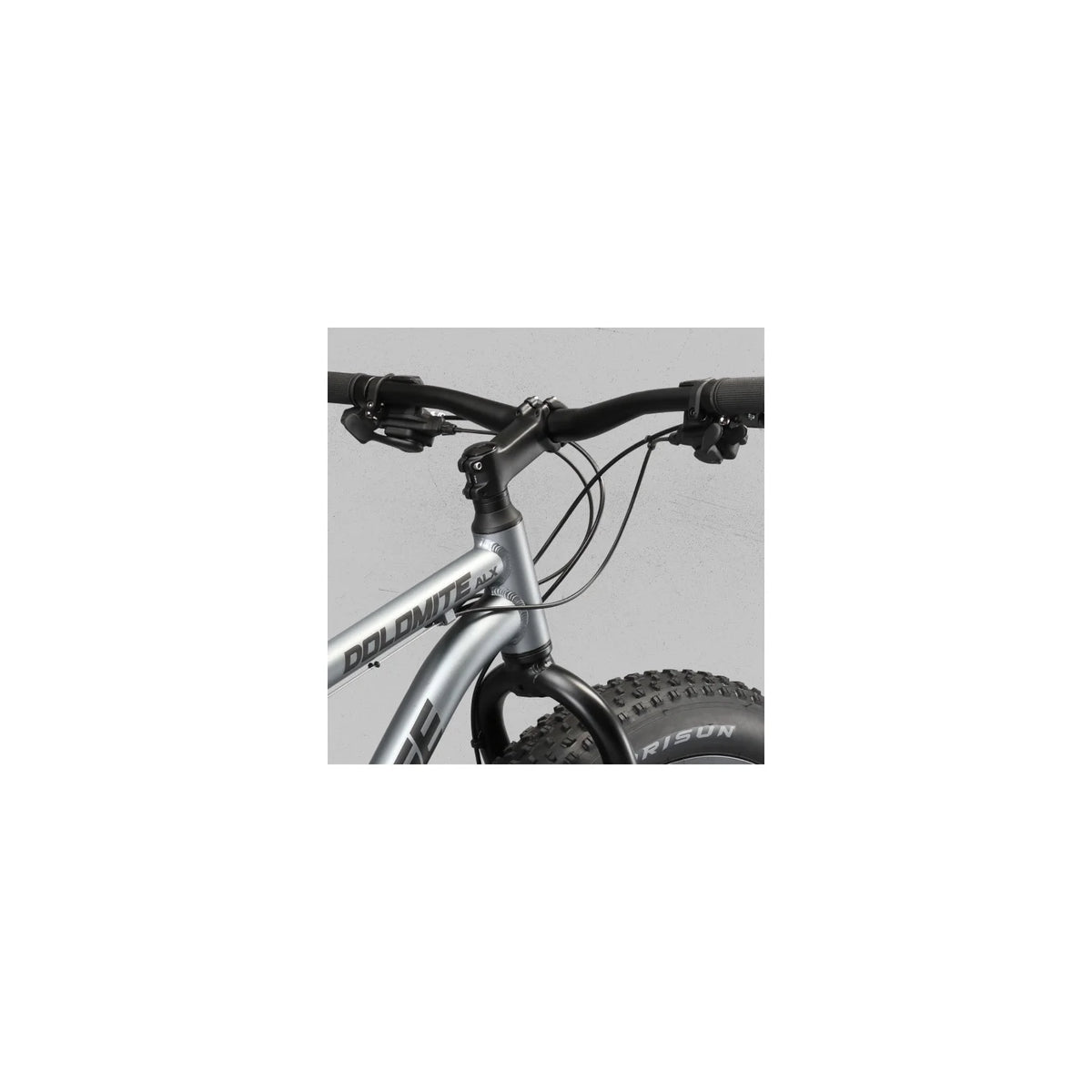 26" Mongoose Dolomite ALX Unisex Fat Tire Mountain Bike, Gray, Ages 12+