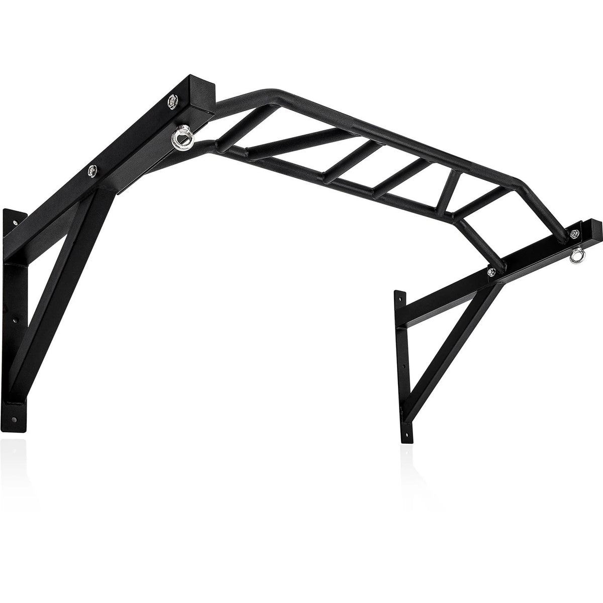 Docooler 47" Pull Up Bar Wall Mounted Multi-Grip w/Hangers for Punching Strength Training