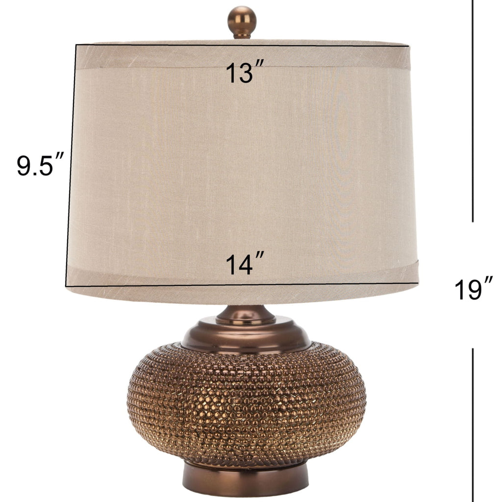 SAFAVIEH Alexis Gold Beaded Table Lamp (Set of 2)
