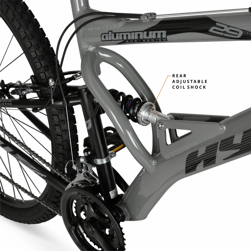 Hyper Bicycles 29" Men's Havoc Mountain Bike, Gray