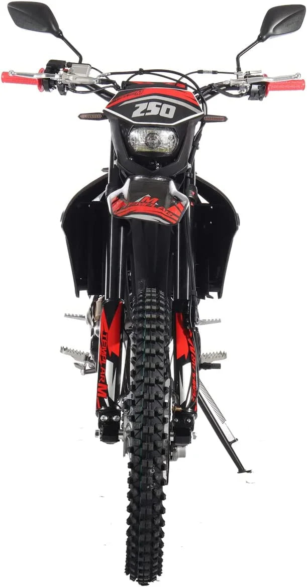 X-Pro Templar M 250cc Gas Dirt Bike with Zongshen Engine 5 Speed Pit Bikes Adult Pitbike, Big 21"/18" Wheels!