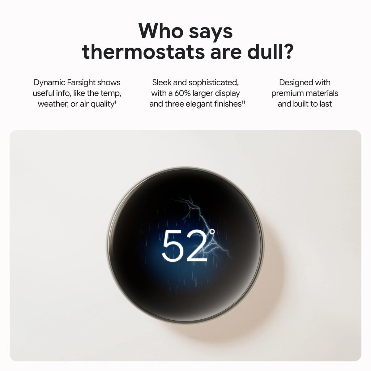 Google Nest Learning Thermostat (4th Gen) with Nest Temperature Sensor (2nd Gen) - Energy Saving Smart Thermostat with Adaptive Eco - Works with Alexa and Google Home App - Polished Obsidian