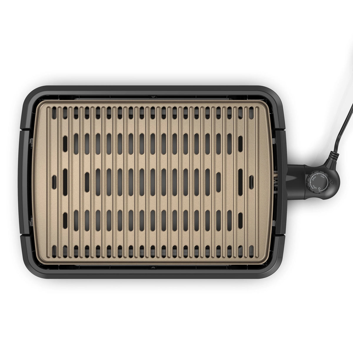 Foreman Party Size Open Grate Smokeless Grill, Black, GFS0172SB