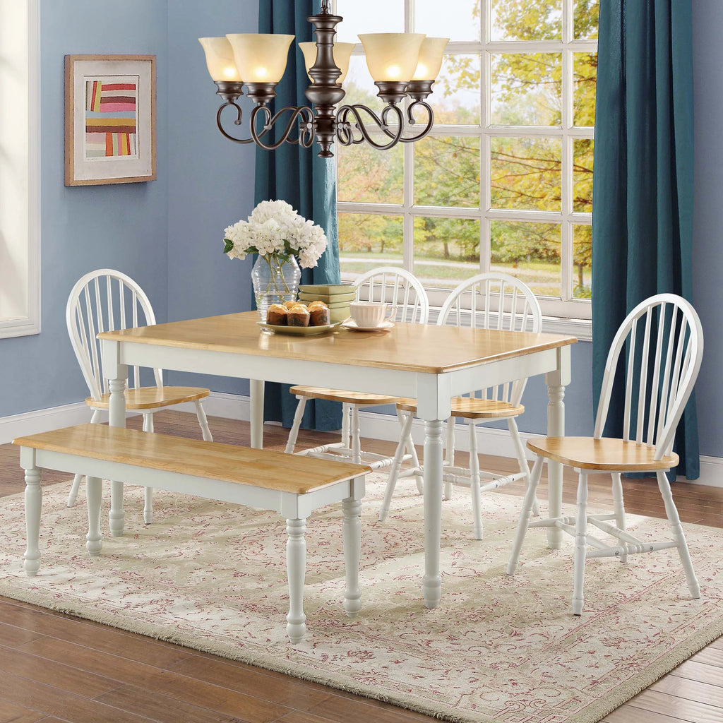 Better Homes and Gardens Autumn Lane Farmhouse Dining Table, Multiple Finishes