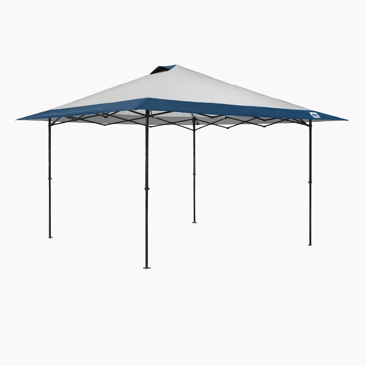 E-Z UP 13x13 ONE-UP Instant Canopy Tent – Pop Up Outdoor Shade Tent with Vented Top, Adjustable Height & Roller Bag
