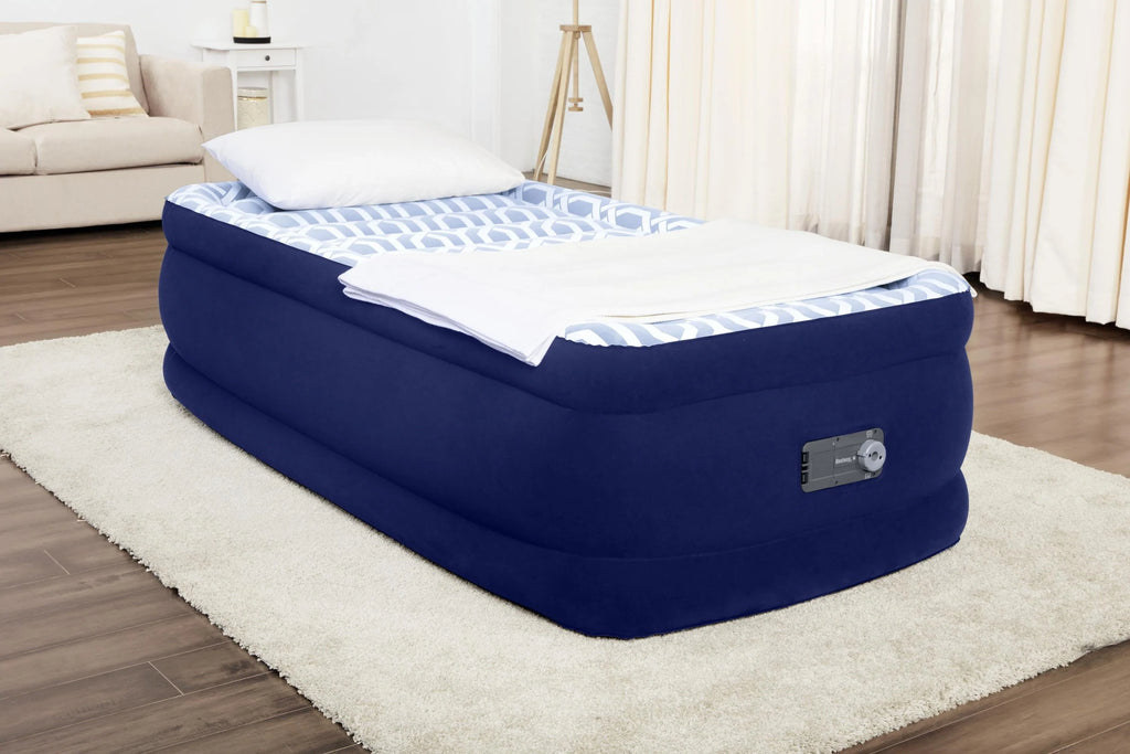 Fashion 20" Twin Air Mattress with Built-in Pump