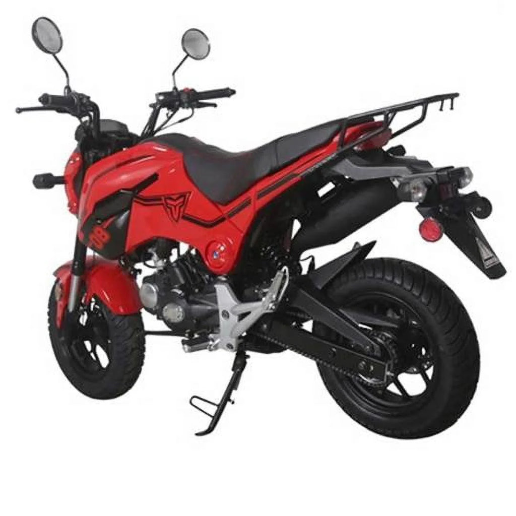 TAO TAO HELLCAT 125cc Motorcycle Gas Pit Bike DirtBike 125 Motorcycle for Adults and youth- White color