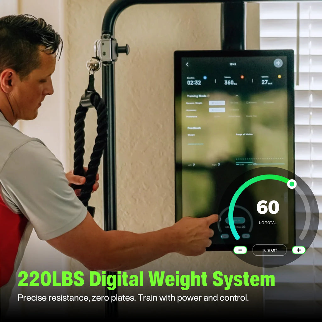 Speediance AI Smart Home Gym, All-in-One Digital Weight Workout Machine for Squat, Strength, Cardio, HIIT