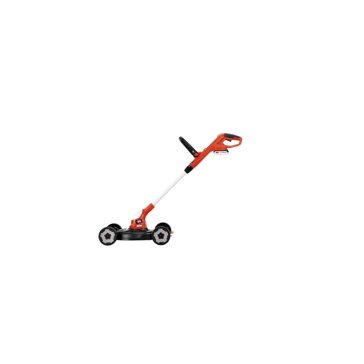BLACK+DECKER 20V MAX Cordless 12" Lithium-Ion 3-in-1 Trimmer/Edger and Mower + 2 Batteries