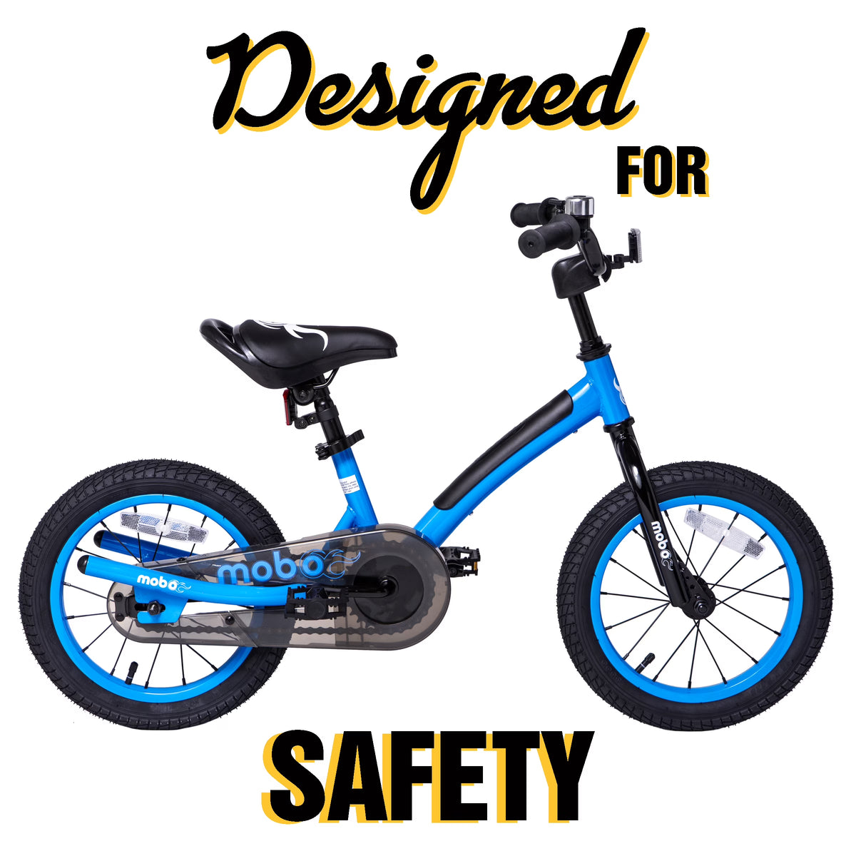 Mobo First Boy's 14" Kids Bike, Ages 3-5 Years Old, Red